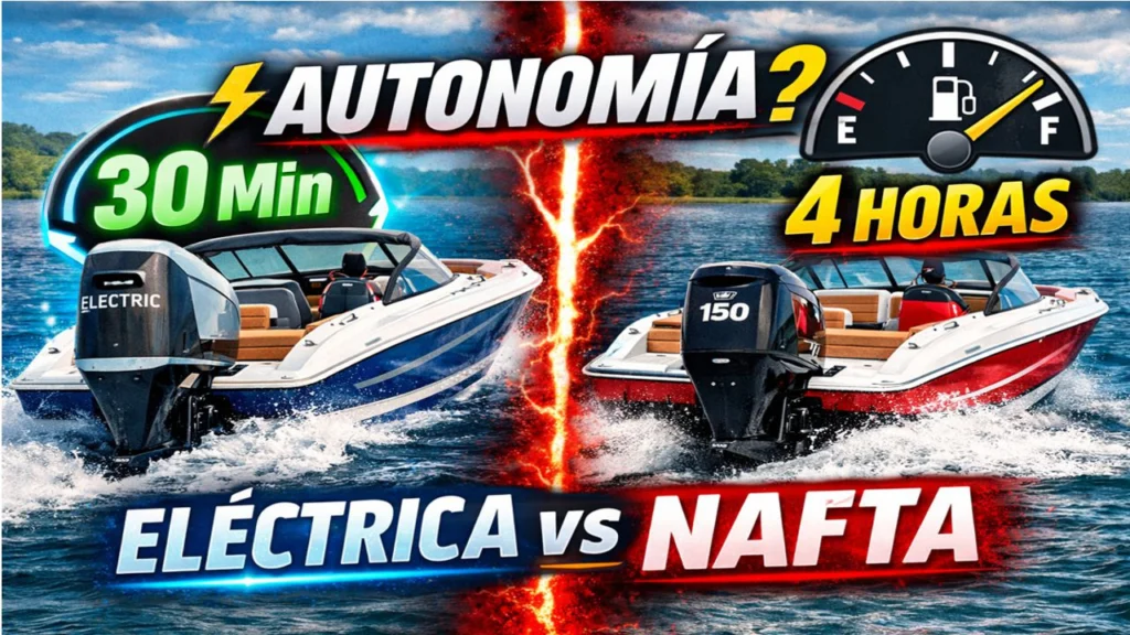 autonomía de una lancha eléctrica