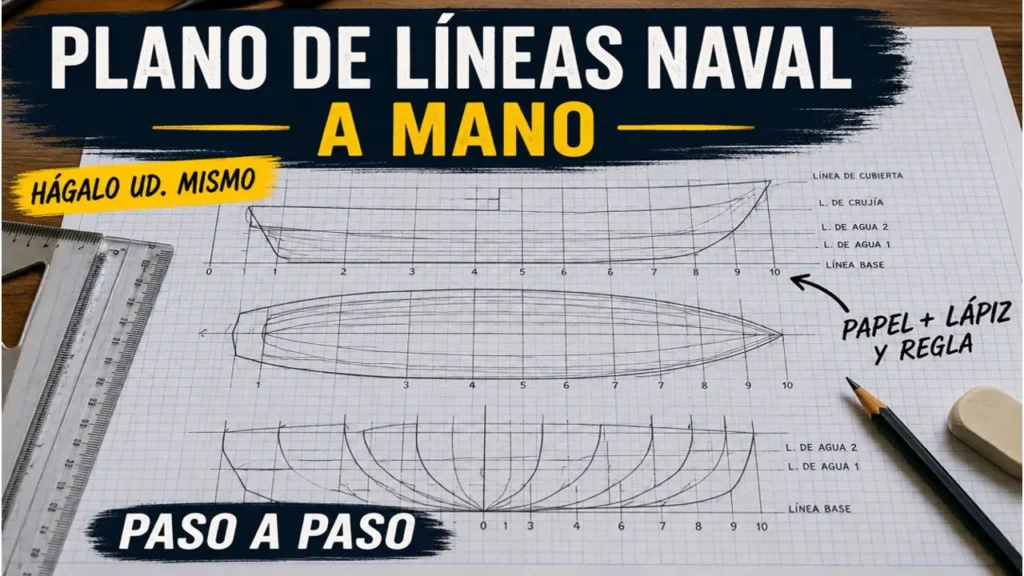 cómo trazar un plano de líneas naval