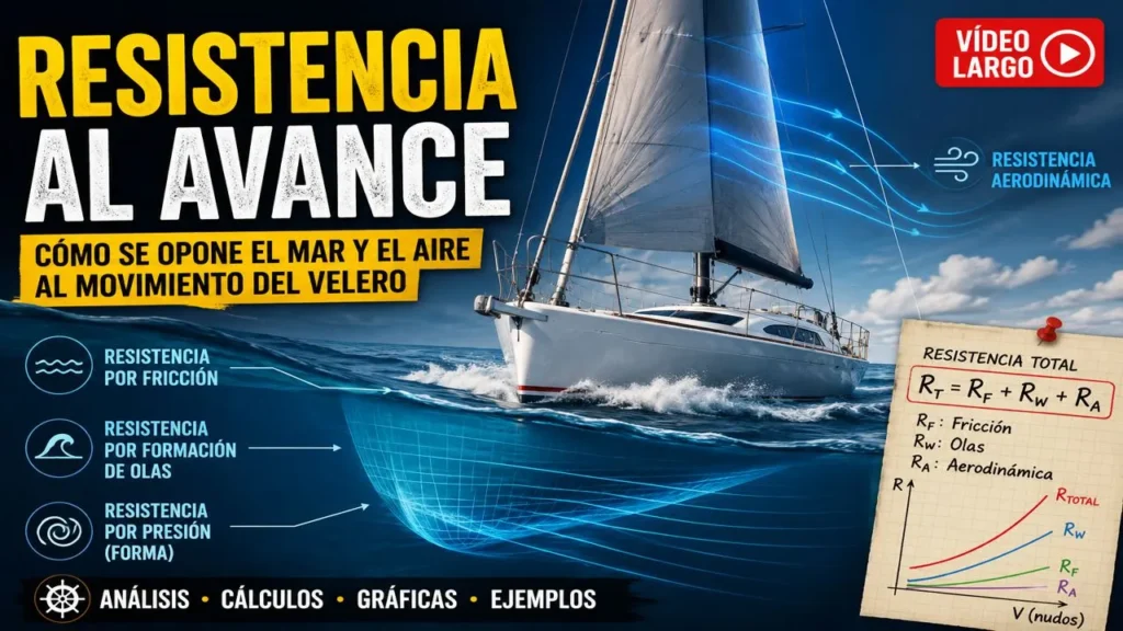 Resistencia al avance de una embarcación: velero oceánico