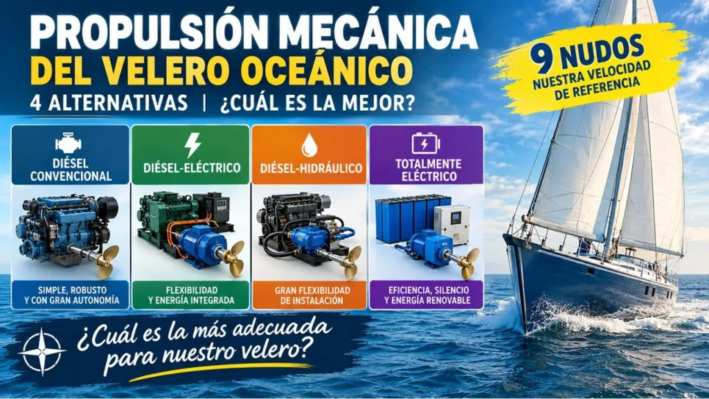 propulsión de un velero oceánico